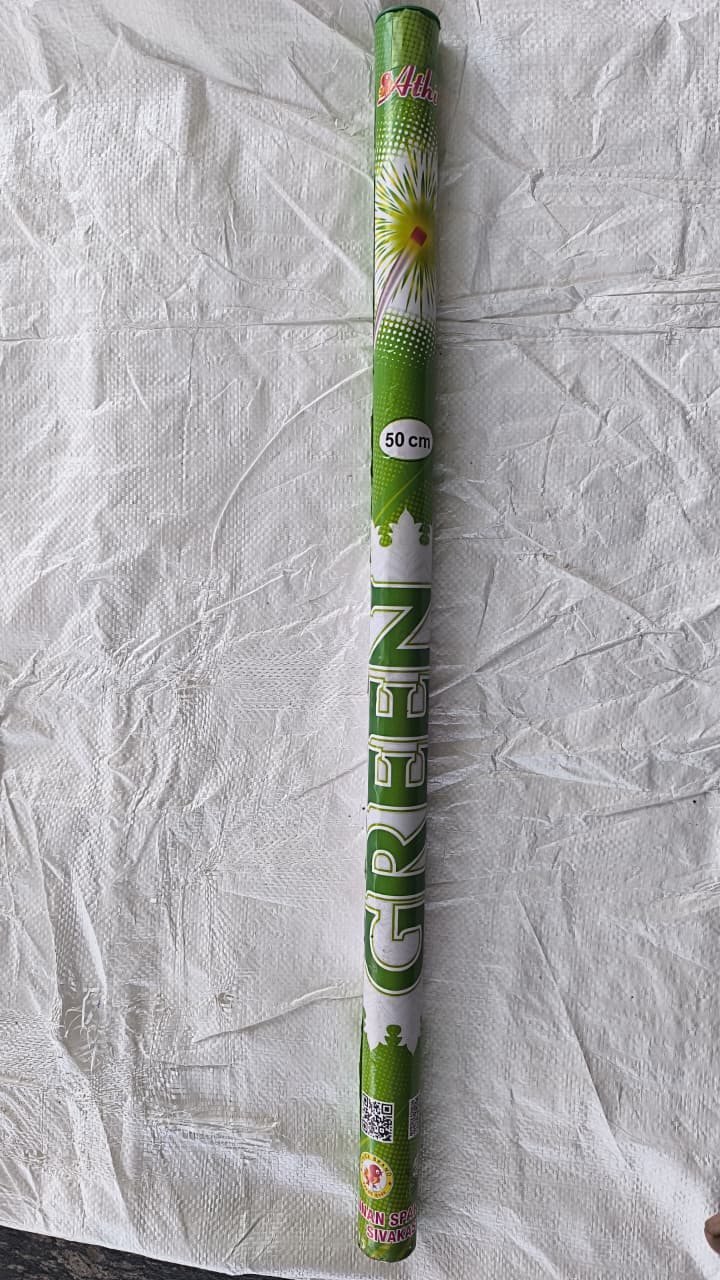 50 CM GREEN SPARKLERS