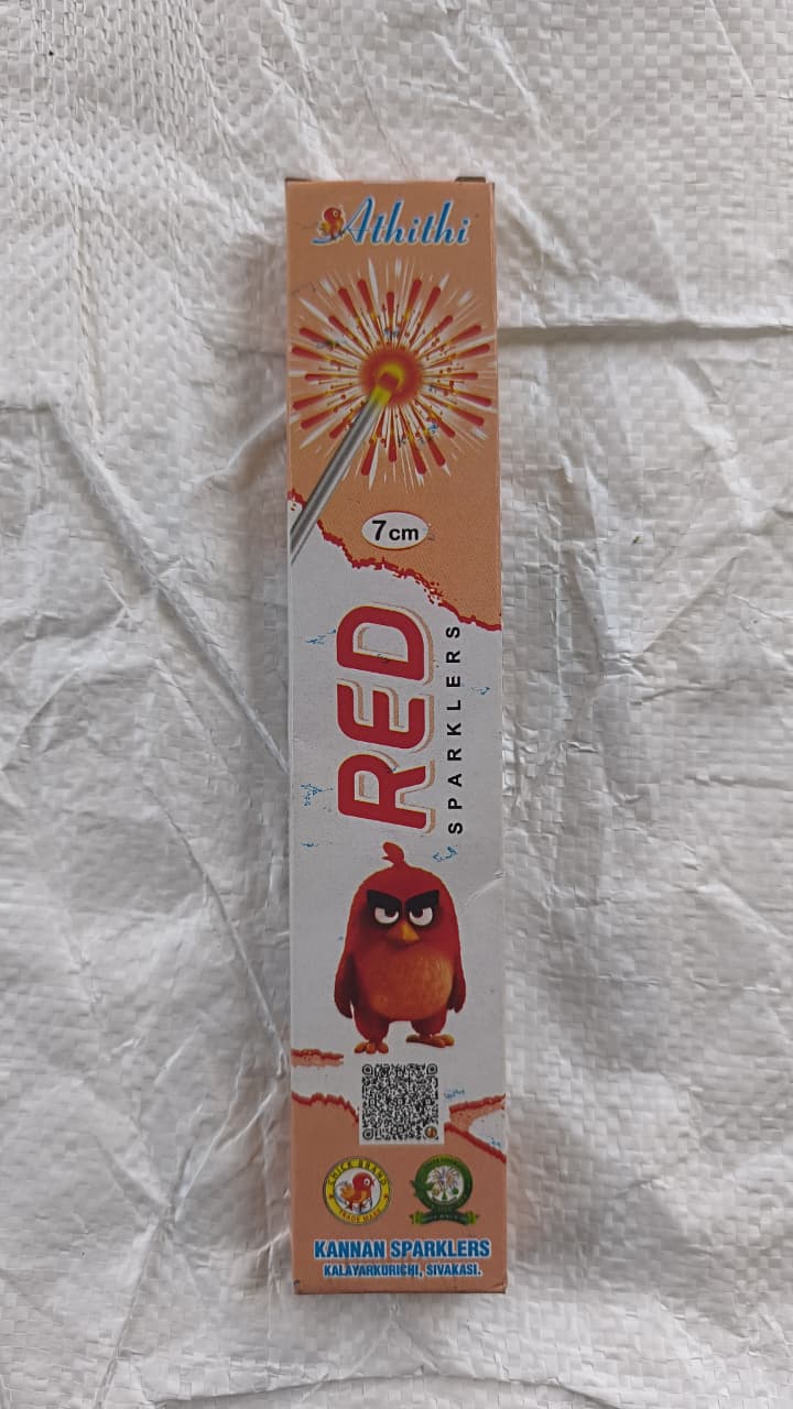 7 CM RED SPARKLERS
